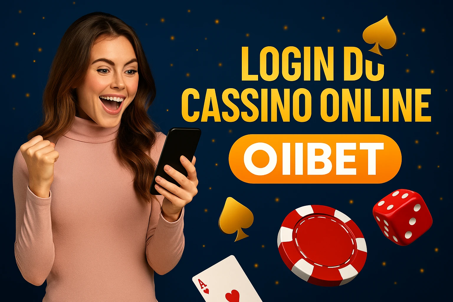 Criar uma nova Conta no plataforma OIIBET